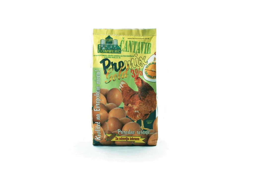 PREMIX GOLD KN 3% za koke nosilje